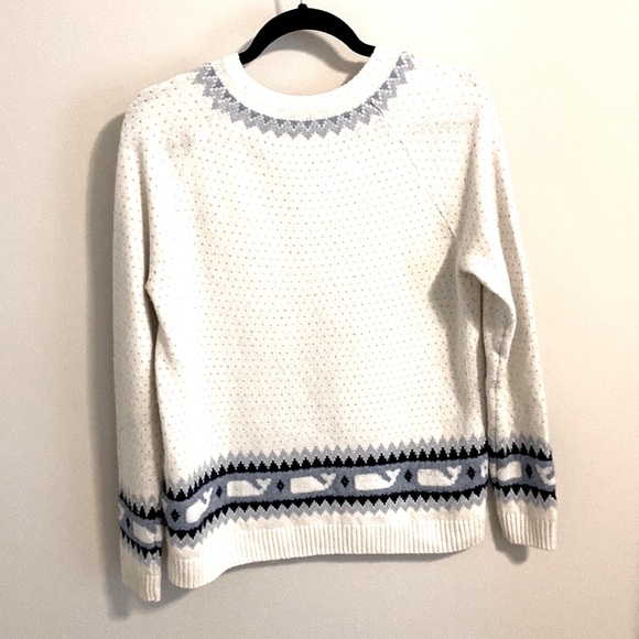 Vineyard Vines Sweater with Whale Logo Trim - Picture 2 of 5